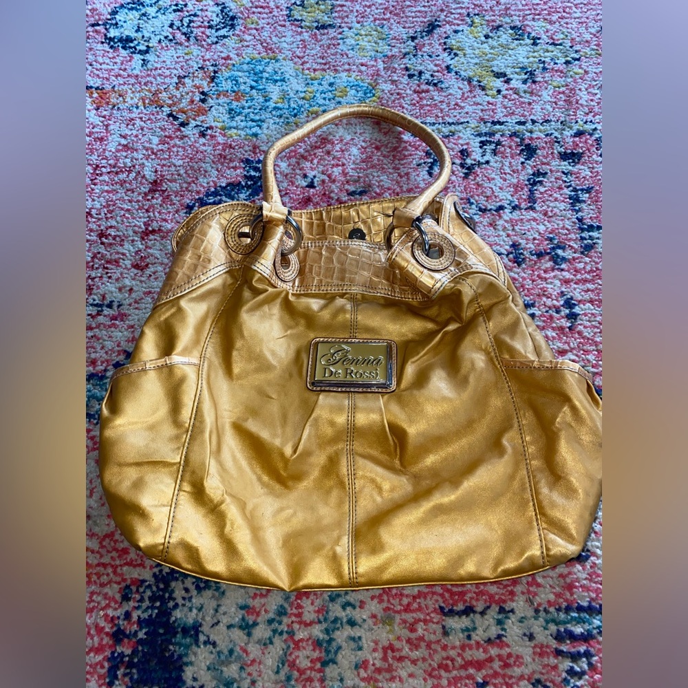 Genna de Rossi large metallic bag